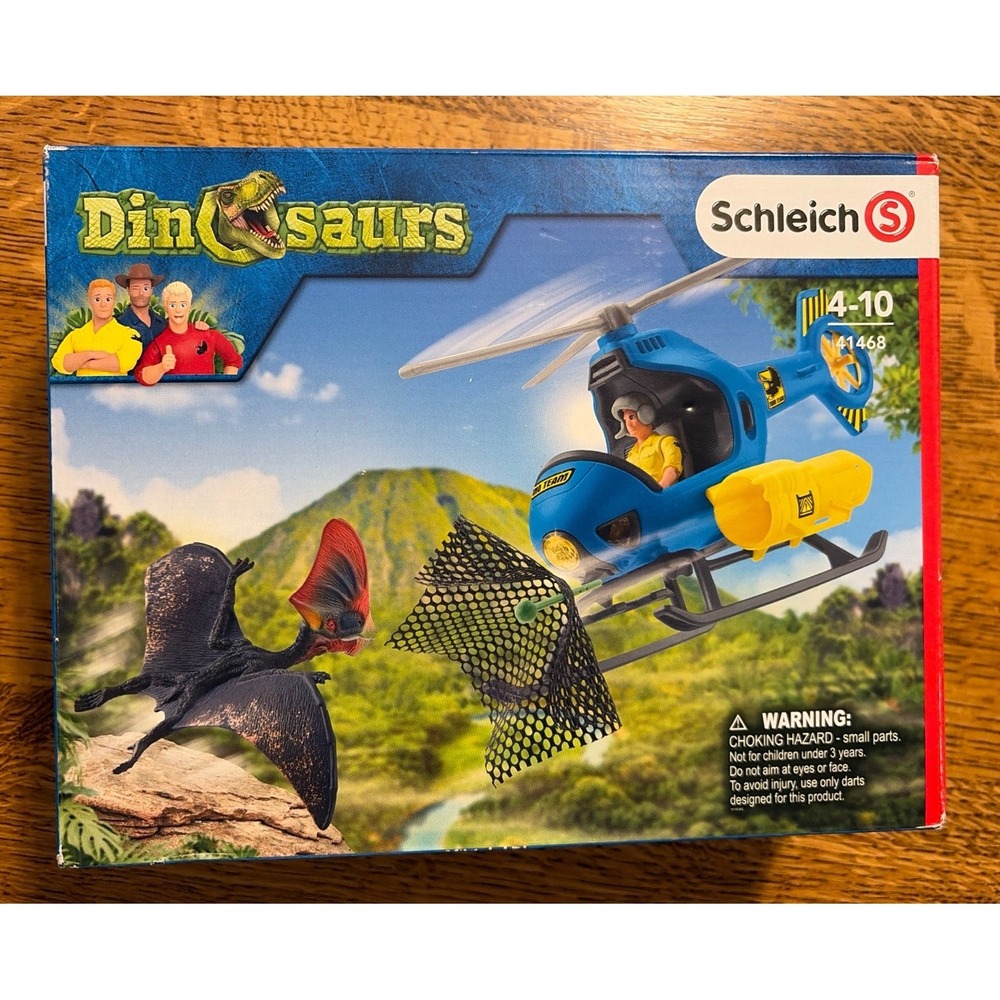 Schleich 41468 Dinosaur Air‎ Attack play set dinosaurs toy helicopter Tapejara